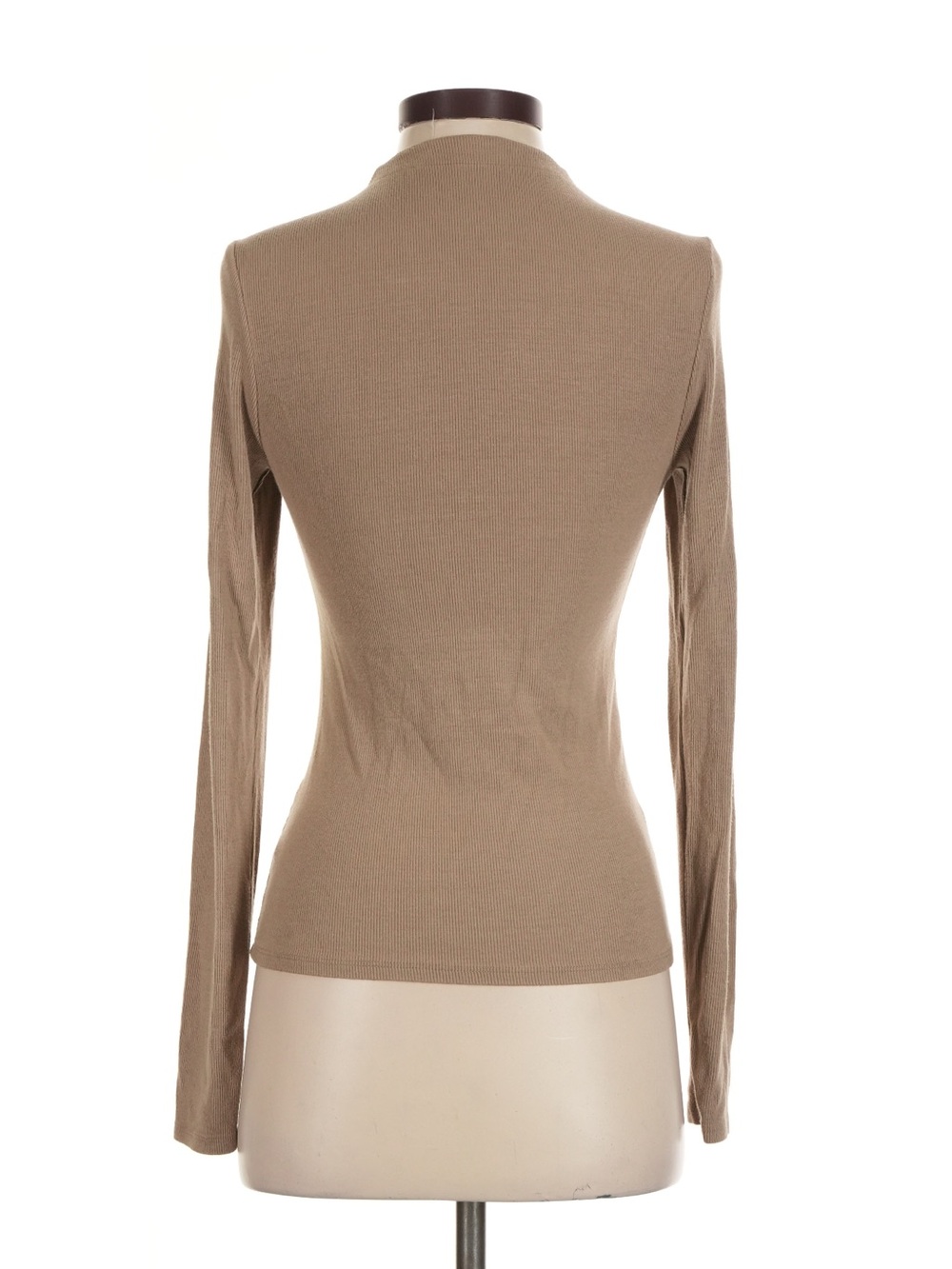 Joah Brown Invisible Zip Long Sleeve Top - Picture 4 of 7